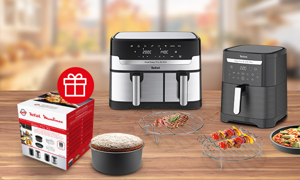 Tefal airfryer készülékek most ráadás kiegészítő szettel!