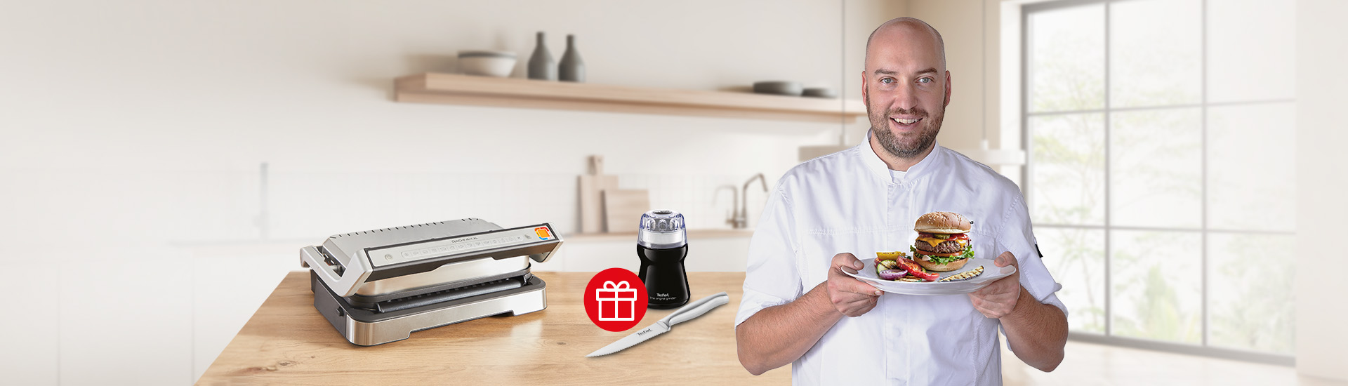 Dárek k nákupu Tefal Optigrill